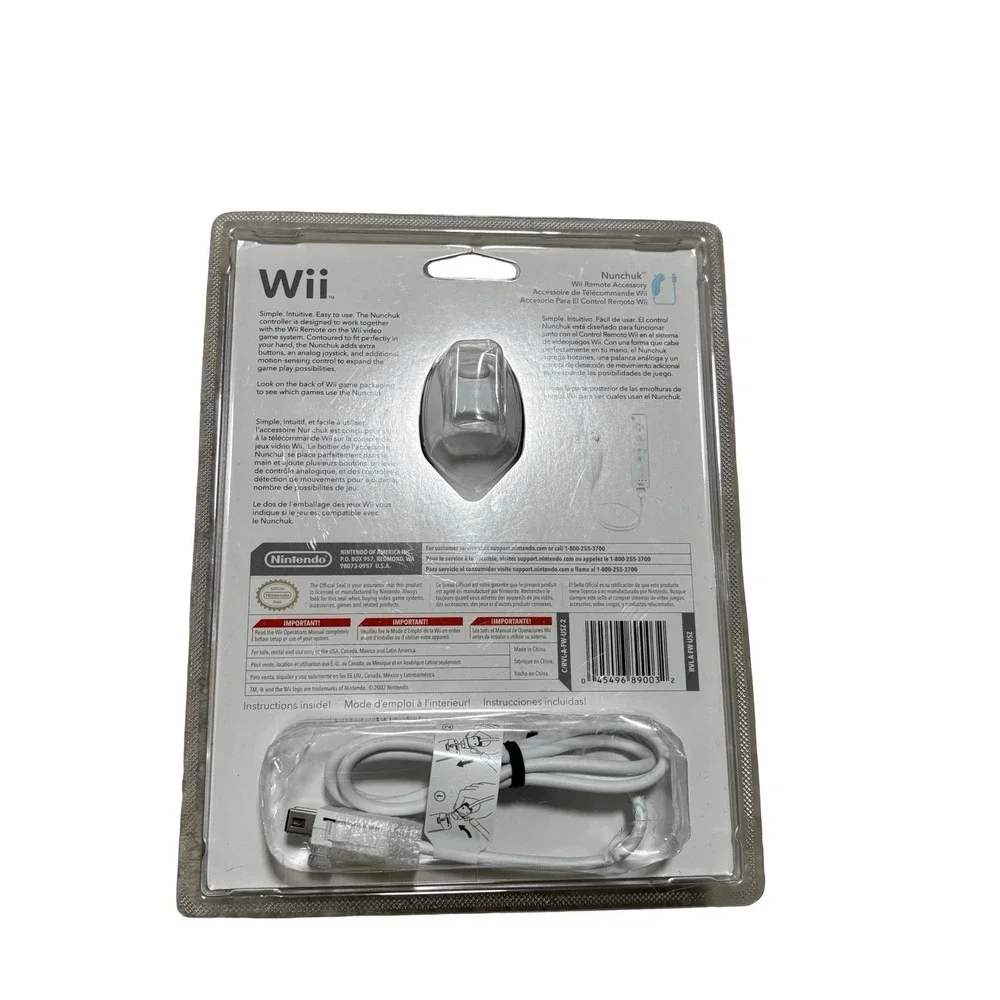 Nintendo OEM Wii Nunchuk Controller Brand NEW